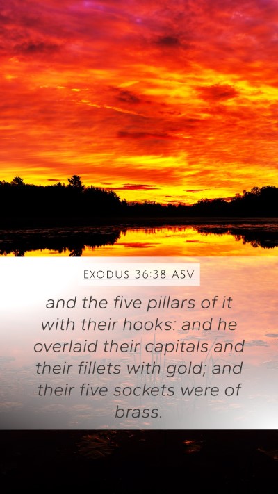 Exodus 36:38 ASV Bible Verse Image