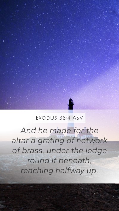 Exodus 38:4 ASV Bible Verse Image