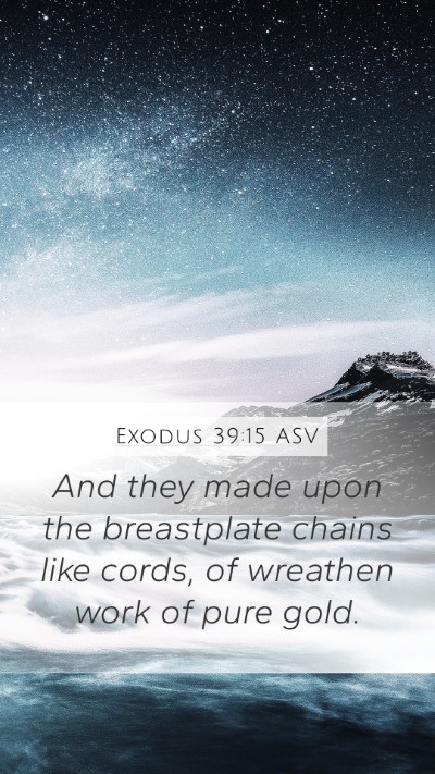 Exodus 39:15 ASV Bible Verse Image