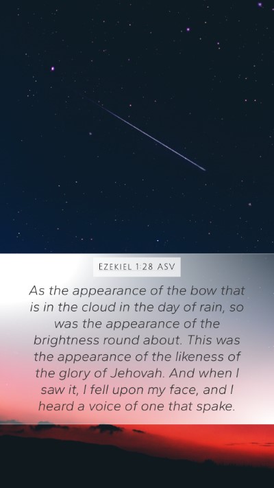 Ezekiel 1:28 ASV Bible Verse Image