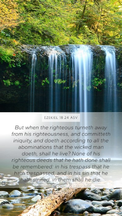 Ezekiel 18:24 ASV Bible Verse Image
