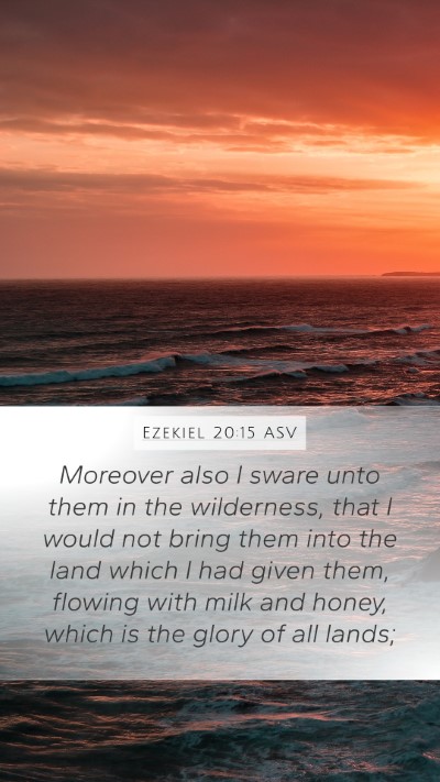 Ezekiel 20:15 ASV Bible Verse Image