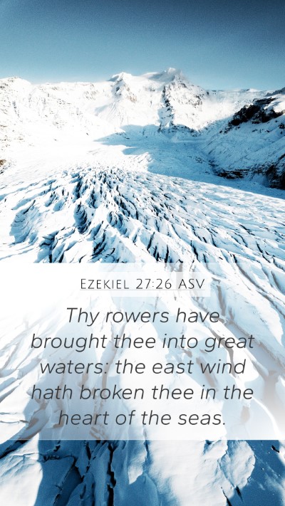 Ezekiel 27:26 ASV Bible Verse Image