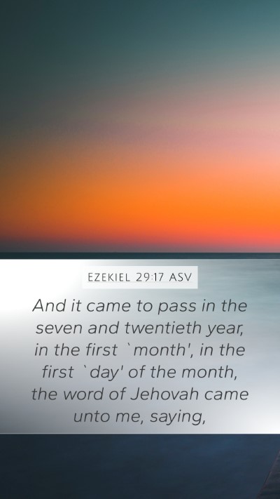 Ezekiel 29:17 ASV Bible Verse Image