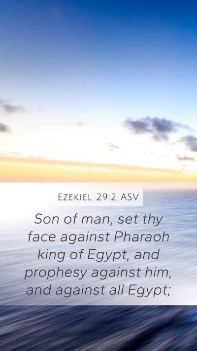 Ezekiel 29:2 ASV Bible Verse Image