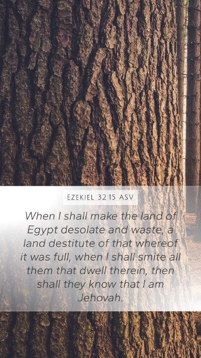 Ezekiel 32:15 ASV Bible Verse Image