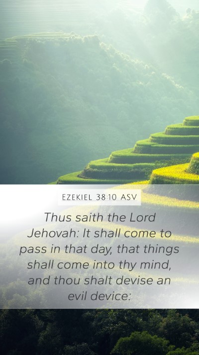 Ezekiel 38:10 ASV Bible Verse Image