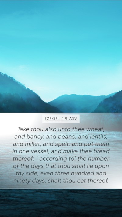 Ezekiel 4:9 ASV Bible Verse Image