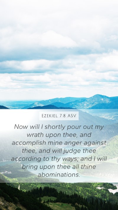 Ezekiel 7:8 ASV Bible Verse Image