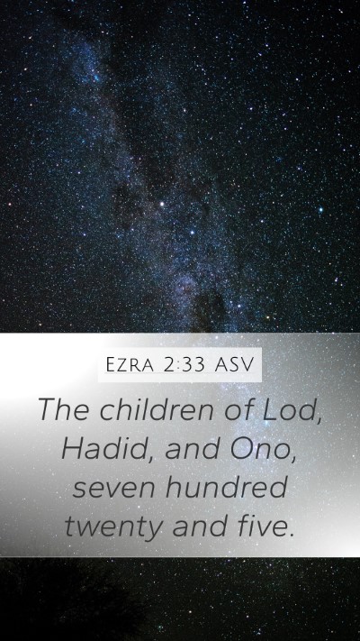 Ezra 2:33 ASV Bible Verse Image