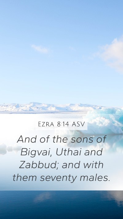 Ezra 8:14 ASV Bible Verse Image