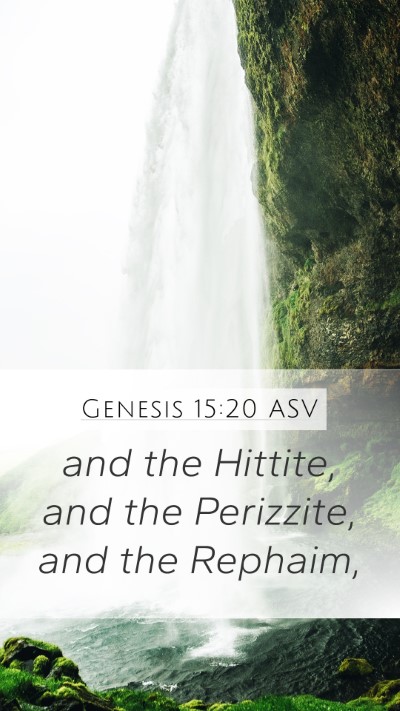 Genesis 15:20 ASV Bible Verse Image