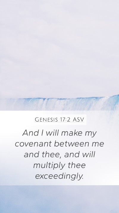 Genesis 17:2 ASV Bible Verse Image