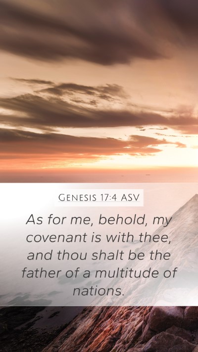 Genesis 17:4 ASV Bible Verse Image