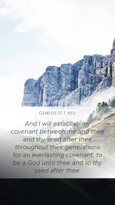 Genesis 17:7 ASV Bible Verse Image