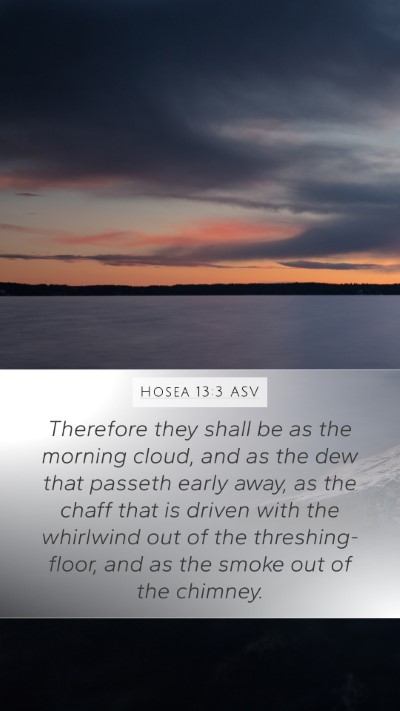 Hosea 13:3 ASV Bible Verse Image