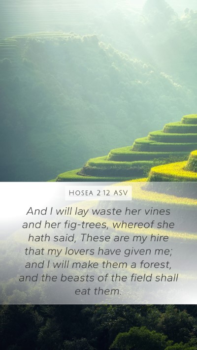 Hosea 2:12 ASV Bible Verse Image