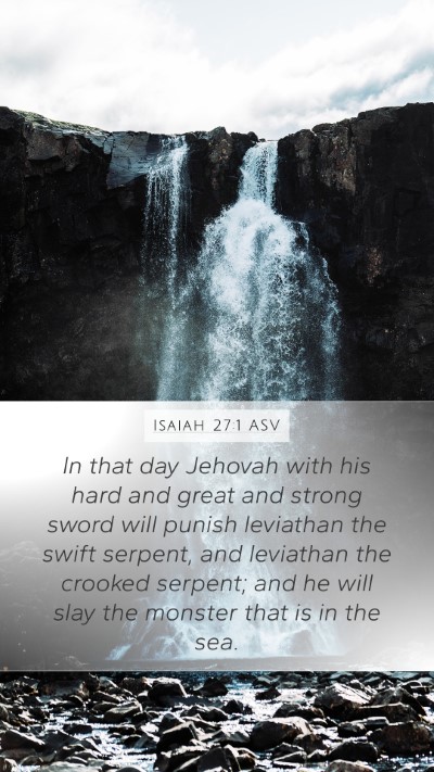 Isaiah 27:1 ASV Bible Verse Image