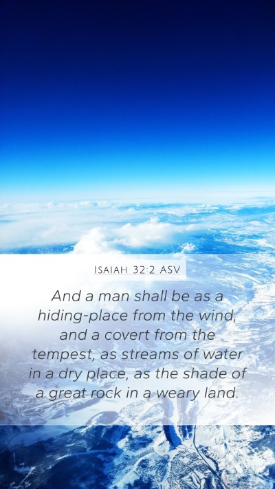 Isaiah 32:2 ASV Bible Verse Image