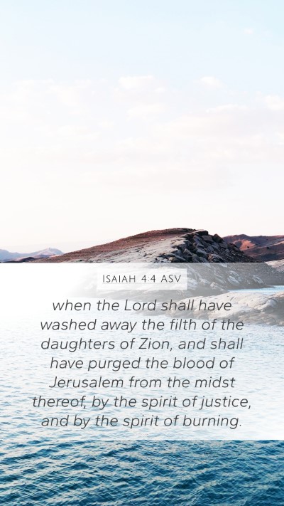 Isaiah 4:4 ASV Bible Verse Image