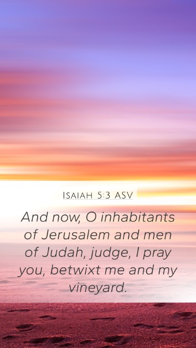 Isaiah 5:3 ASV Bible Verse Image