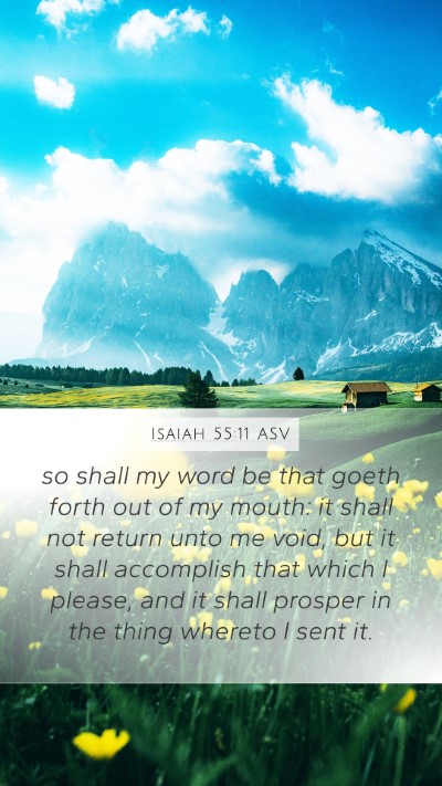 Isaiah 55:11 ASV Bible Verse Image