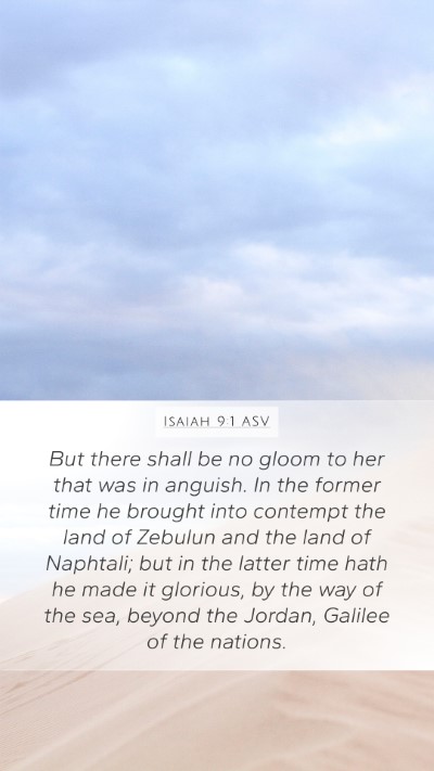 Isaiah 9:1 ASV Bible Verse Image