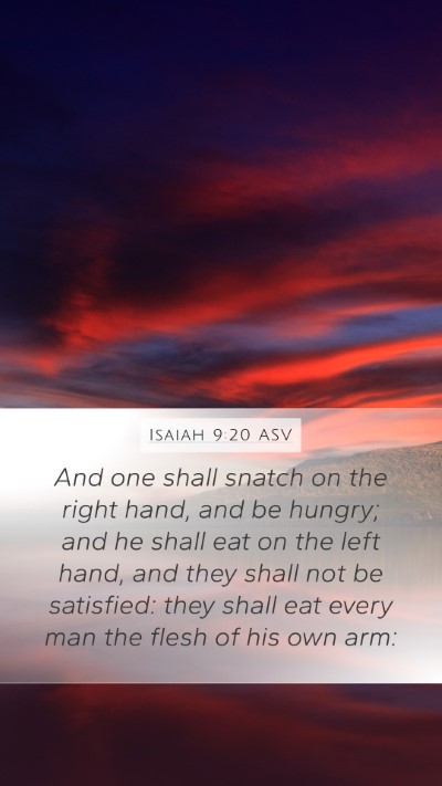 Isaiah 9:20 ASV Bible Verse Image
