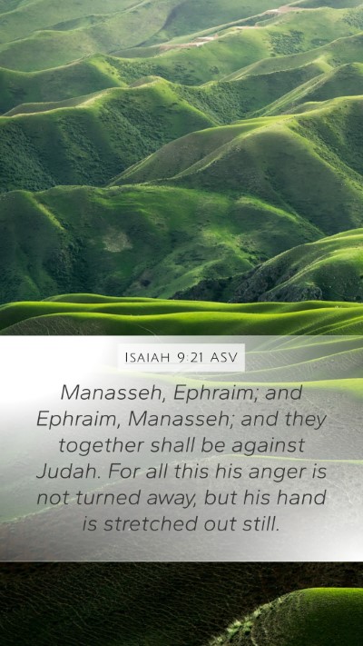 Isaiah 9:21 ASV Bible Verse Image