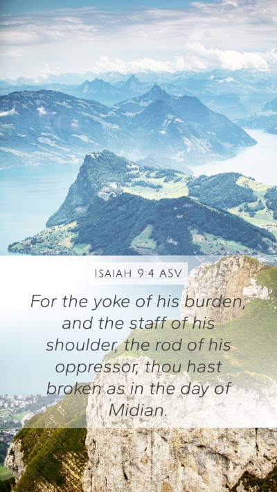 Isaiah 9:4 ASV Bible Verse Image