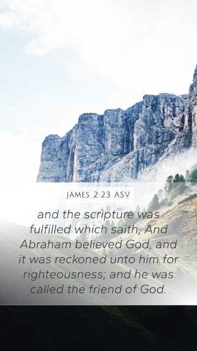 James 2:23 ASV Bible Verse Image