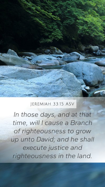 Jeremiah 33:15 ASV Bible Verse Image