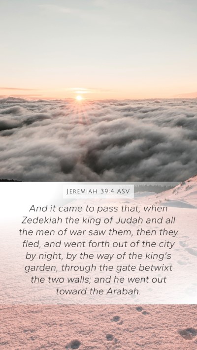 Jeremiah 39:4 ASV Bible Verse Image