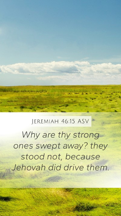 Jeremiah 46:15 ASV Bible Verse Image