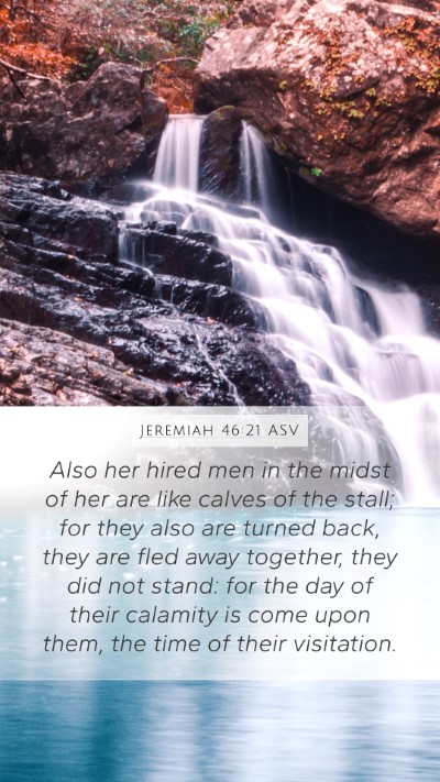 Jeremiah 46:21 ASV Bible Verse Image