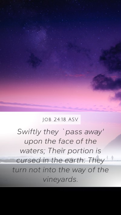 Job 24:18 ASV Bible Verse Image