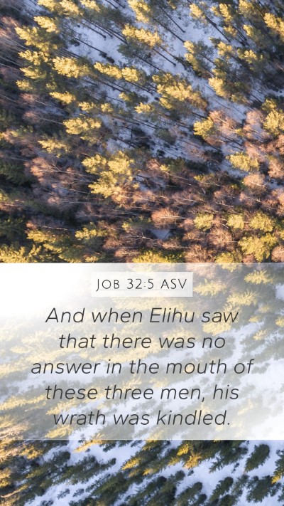 Job 32:5 ASV Bible Verse Image