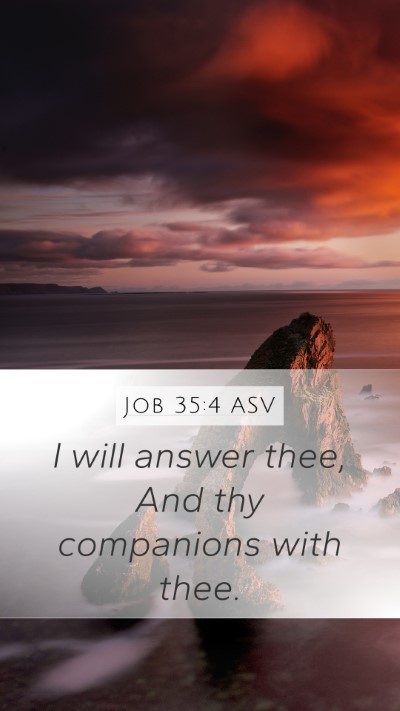 Job 35:4 ASV Bible Verse Image