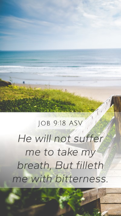 Job 9:18 ASV Bible Verse Image