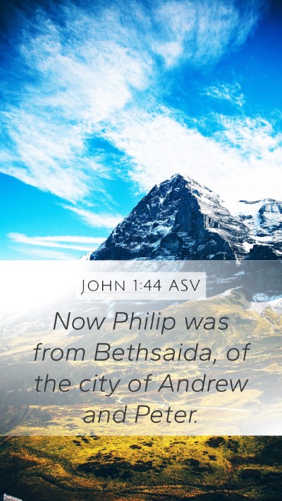 John 1:44 ASV Bible Verse Image