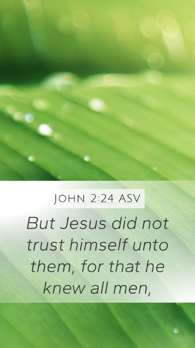 John 2:24 ASV Bible Verse Image