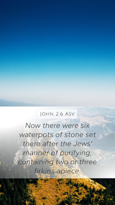 John 2:6 ASV Bible Verse Image