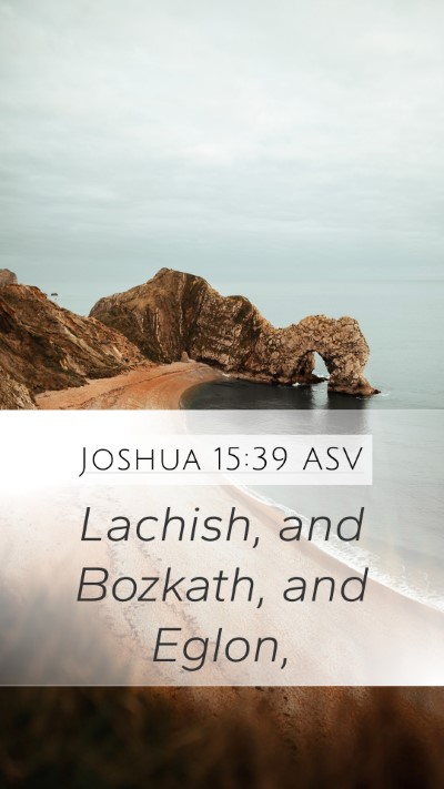 Joshua 15:39 ASV Bible Verse Image