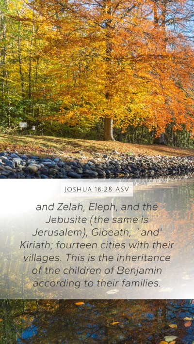 Joshua 18:28 ASV Bible Verse Image
