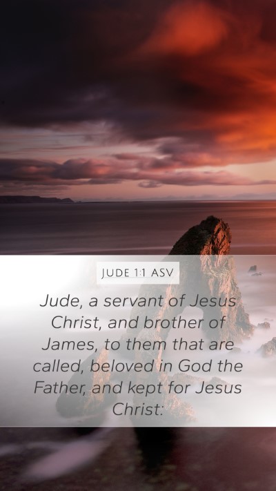 Jude 1:1 ASV Bible Verse Image