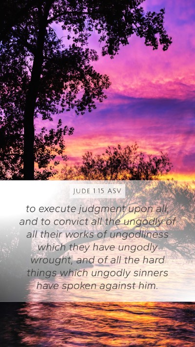 Jude 1:15 ASV Bible Verse Image