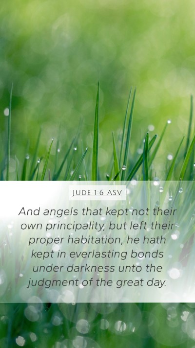 Jude 1:6 ASV Bible Verse Image
