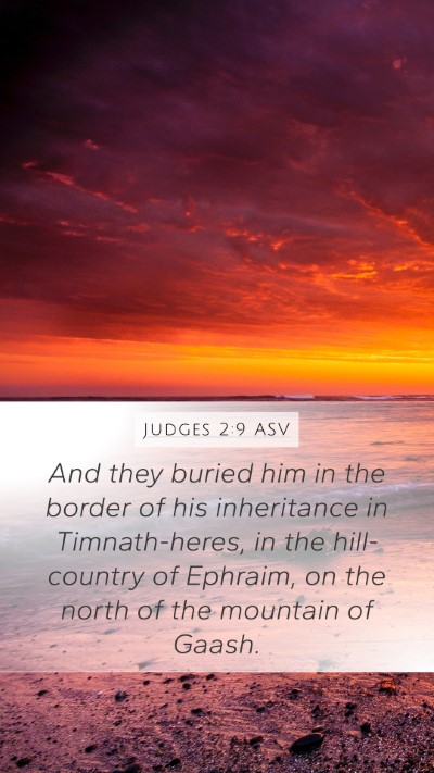 Judges 2:9 ASV Bible Verse Image