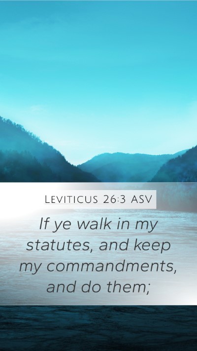 Leviticus 26:3 ASV Bible Verse Image