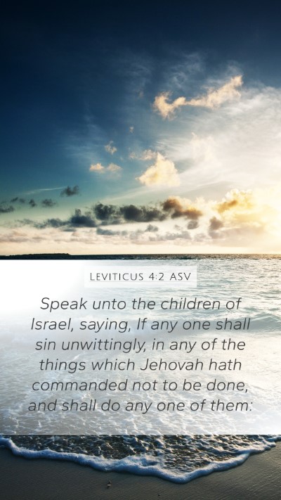 Leviticus 4:2 ASV Bible Verse Image